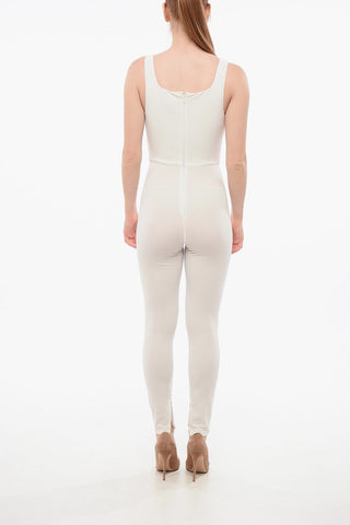 Jumpsuit in Velour con Ricami