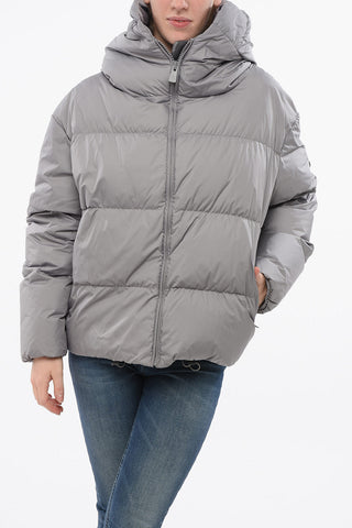 Down Jacket CLOUD with Hood and Front Zip