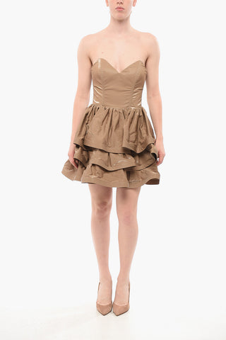Rüschenkleid aus Eco-Lack