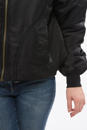 Bomber Imbottito TWILL con Zip Frontale