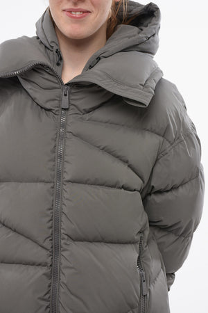 Long Down Jacket NEW DOUBLE with Side Zips