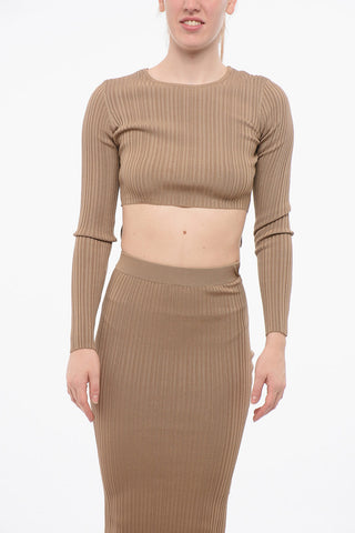 Vestito Midi in Maglia con Cut-out