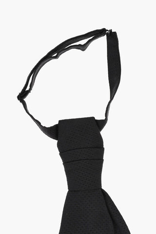 Cravatta Ascot In Seta a Quadri Tono su Tono