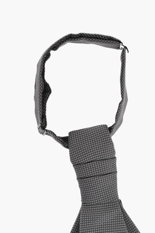 CC COLLECTION Two-Tone Polka Dots Ascot Tie