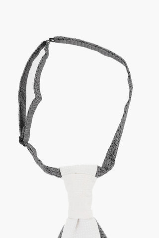 CC COLLECTION Patterned Silk Ascot Tie