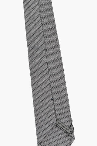 CC COLLECTION Patterned Silk Ascot Tie