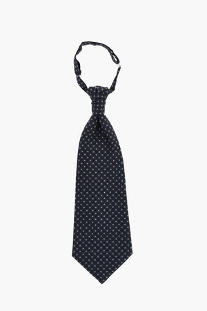 CC COLECTION 실크 아스코트 타이 올오버 자수