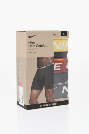 3er-Set Einfarbige Boxershorts mit Logobund