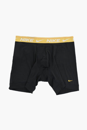 3er-Set Einfarbige Boxershorts mit Logobund