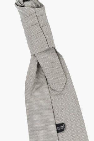 Embroidered Silk Ascot Tie