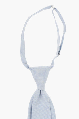 Cravatta Ascot a Fantasia Basket Weave in Seta