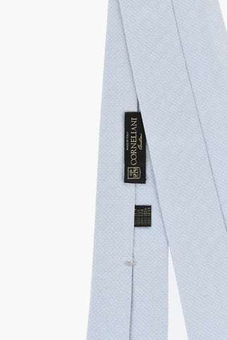 Cravatta Ascot a Fantasia Basket Weave in Seta