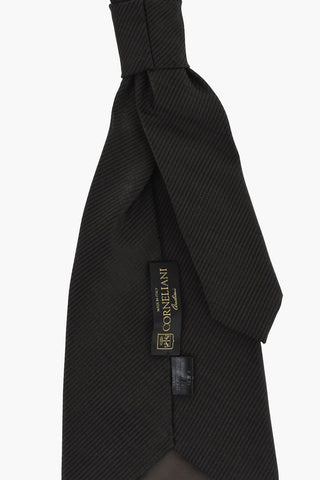 Tonal Striped Wool-Blend Ascot Tie