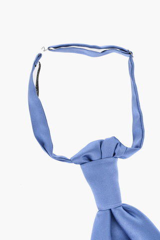 Cravatta Ascot in Satin a Tinta Unita