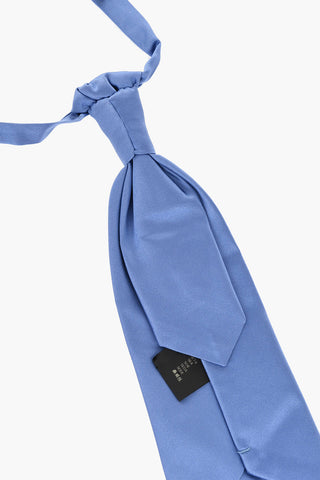 Cravatta Ascot in Satin a Tinta Unita