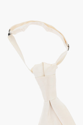 Einfarbige Ascot-Krawatte aus Satin