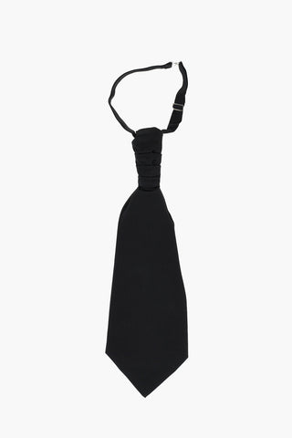 CC COLLECTION Cravatta Ascot in Seta a Tinta Unita