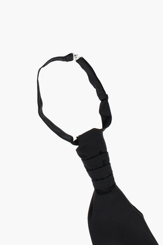 CC COLLECTION Cravatta Ascot in Seta a Tinta Unita