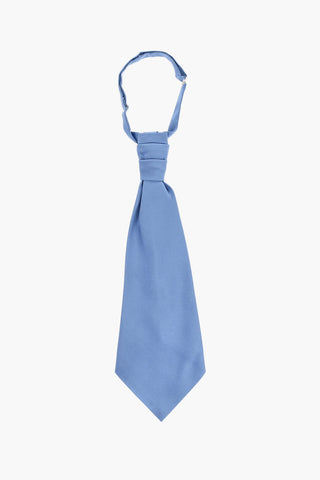 Cravatta Ascot in Satin a Tinta Unita