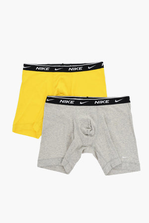 Set Of 2 Stretch Cotton Boxer Briefs Dri-Fit