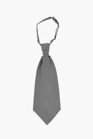 CC COLLECTION 패턴 실크 아스코트 타이