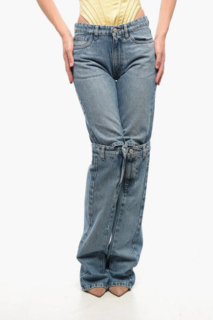 Bootcut-Jeans OPEN KNEE Mit Mid-Waschung 24cm