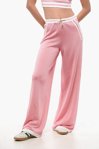 Lässige Hose mit hoher Taille und elastischem Bund