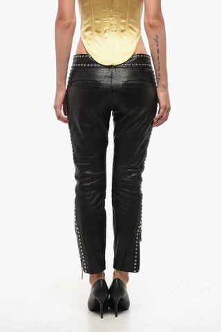 Leather Pants with Studs