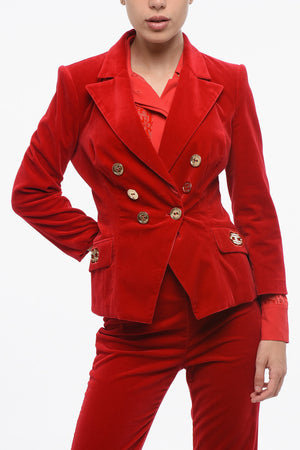 Blazer Doppiopetto in Velluto