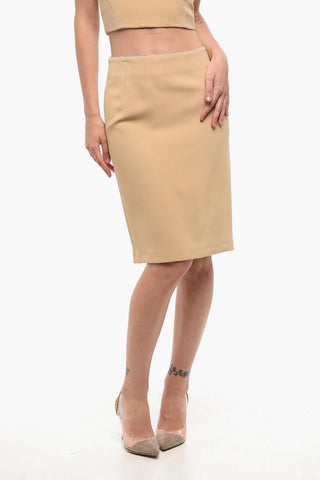 Longuette Foderata con Spacco Posteriore