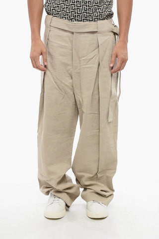 Wide Leg Linen Loose Fit Pants