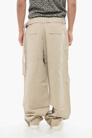 Wide Leg Linen Loose Fit Pants