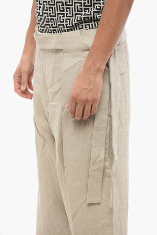 Wide Leg Linen Loose Fit Pants