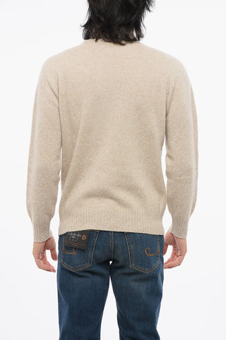 Pullover mit hohem Kragen aus Kaschmir-Mix