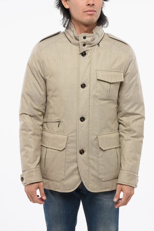 Piumino in Cashmere BRUEGUEL con Cappuccio Estraibile