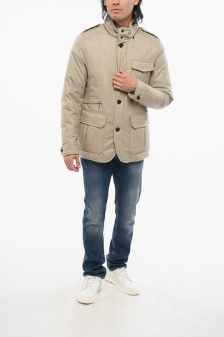 Cashmere Down Jacket BRUEGUEL with Detachable Hood