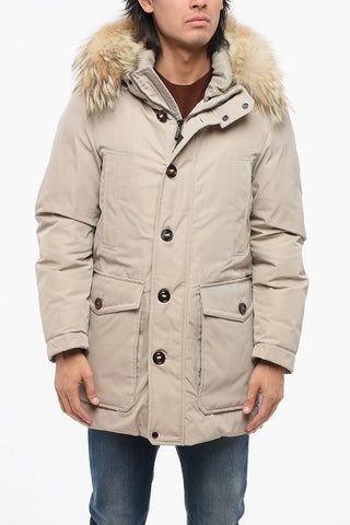 Parka ARISTOTELE with Feather Filling and Fur Hood