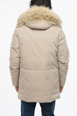 Parka ARISTOTELE with Feather Filling and Fur Hood