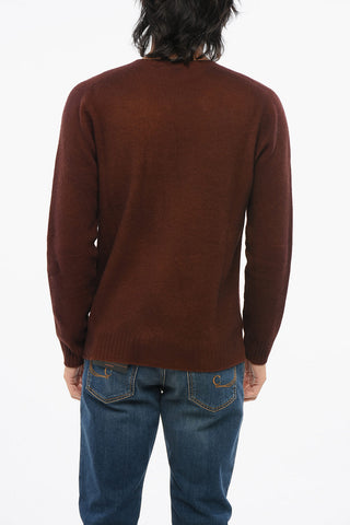 Rundhalspullover im Kaschmir-Mix