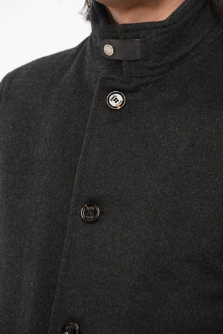 Virgin Wool Coat ARGE with Removable Feather Filling