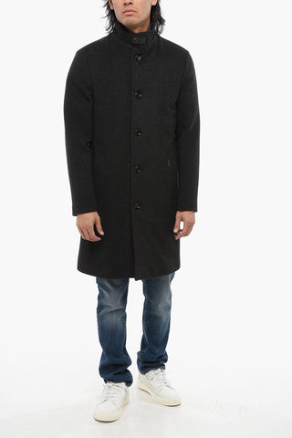 Virgin Wool Coat ARGE with Removable Feather Filling