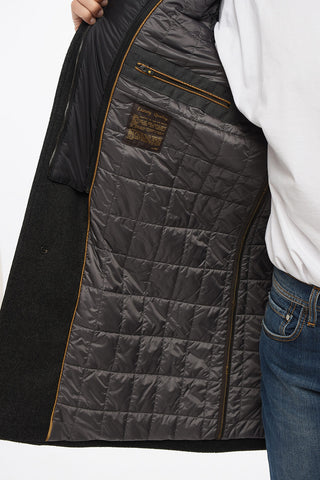 Virgin Wool Coat ARGE with Removable Feather Filling