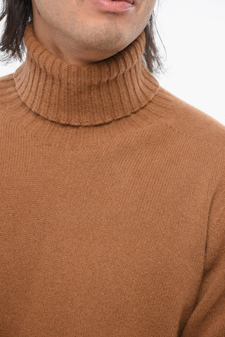 Wool and Cashmere Turtleneck Sweater