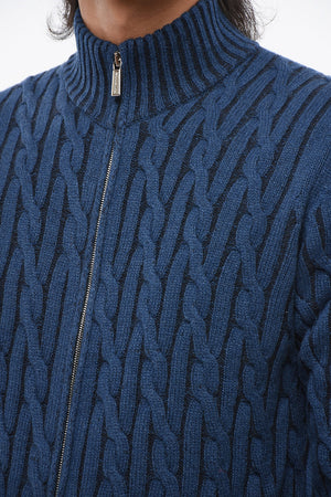 Maglia URBINO in Misto Cashmere Cable Knit