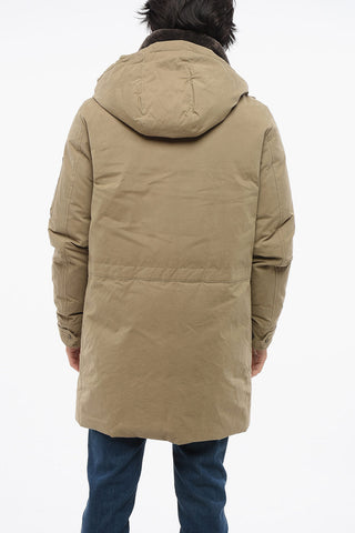 Parka Multitasca TED con Imbottitura in Piuma e Collo in Pelliccia