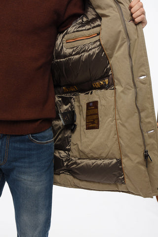 Parka Multitasca TED con Imbottitura in Piuma e Collo in Pelliccia