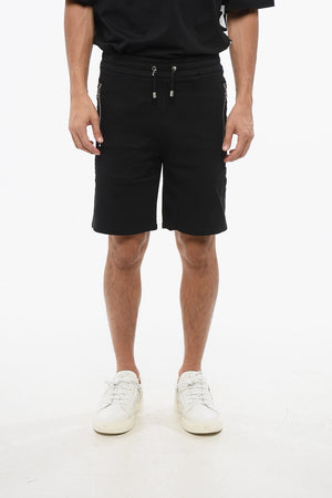 Jersey Shorts with Branded Side Stripes