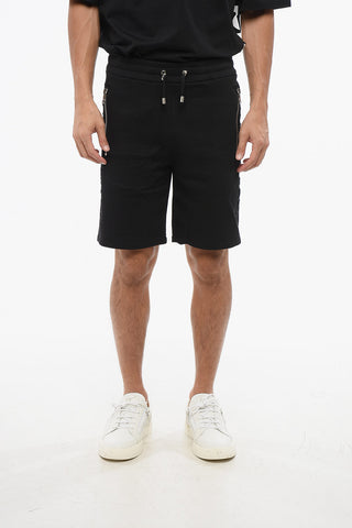 Jersey Shorts with Branded Side Stripes
