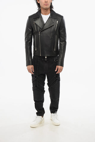 Giubbotto Biker in Pelle