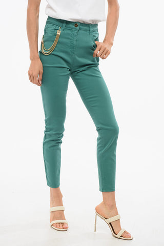 Jeans Slim con Dettaglio Metallico